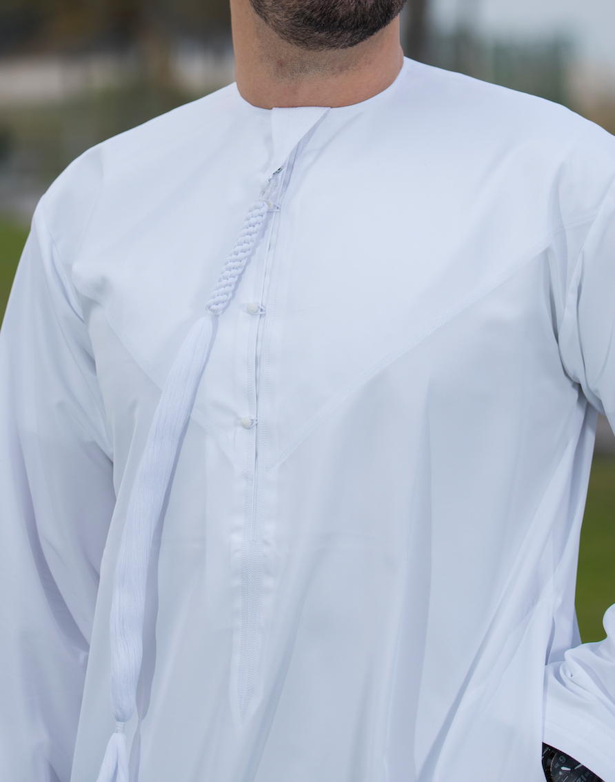 White Thobe Emirati