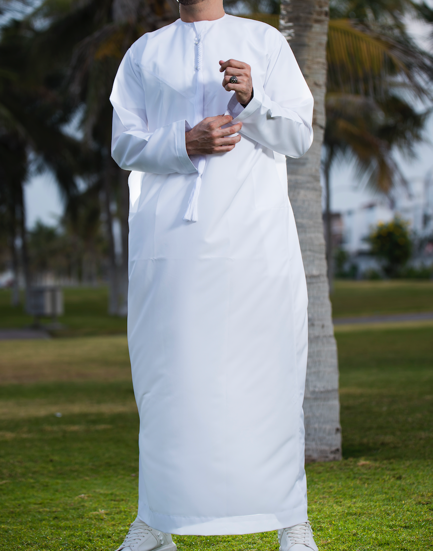 White Thobe Emirati